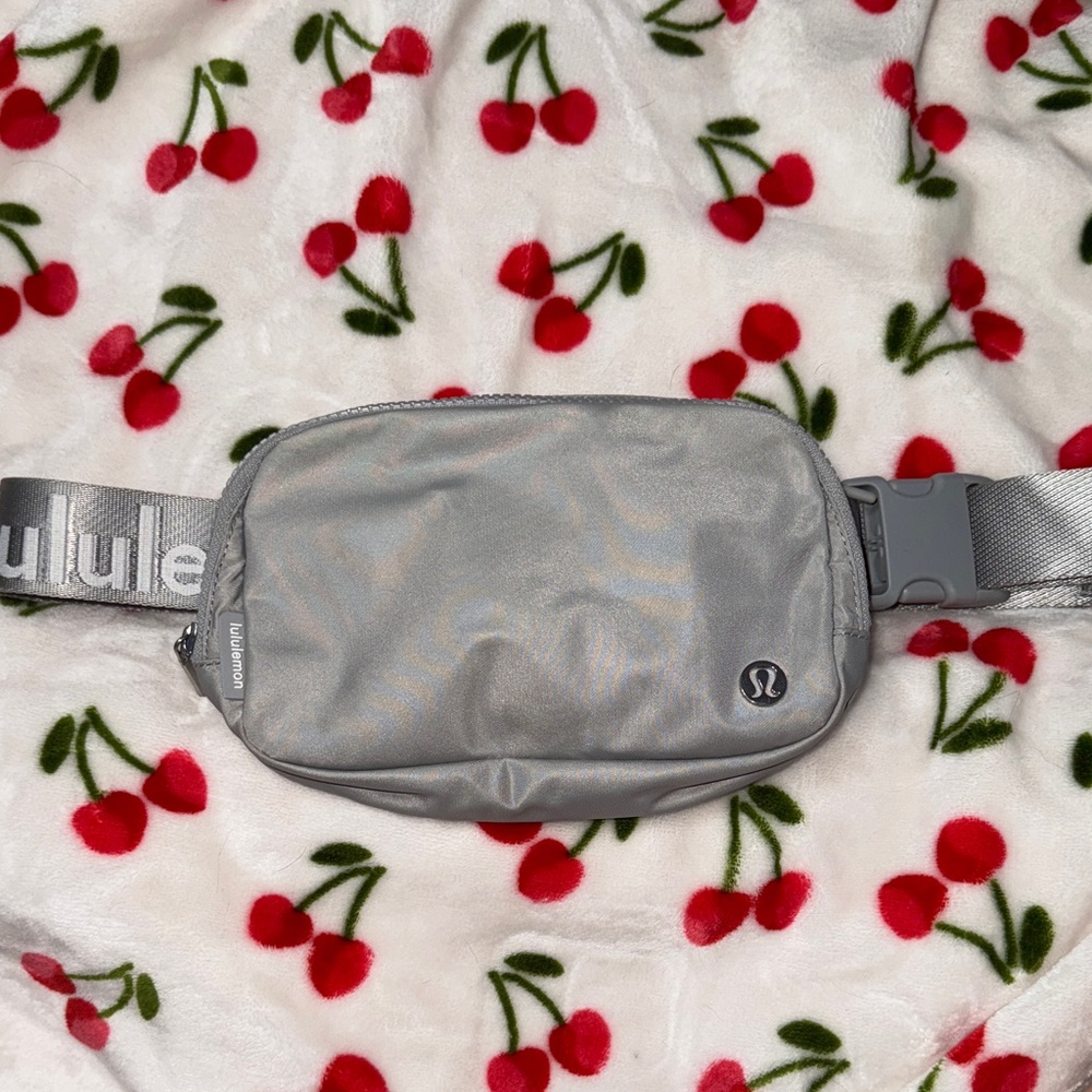 Lululemon Athletica Light Gray Crossbody Bag